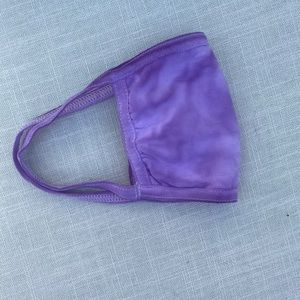 purple tie dye mask